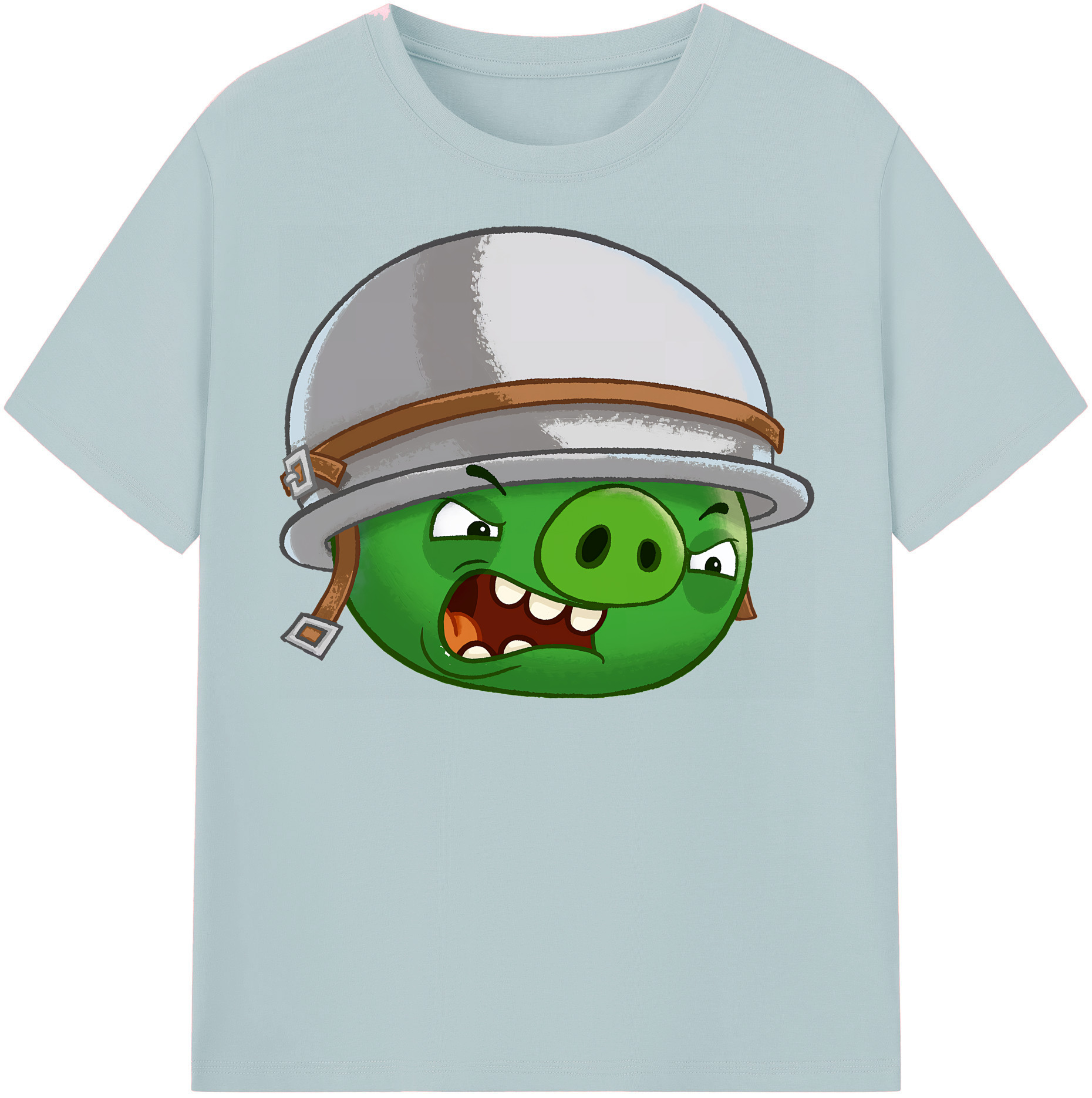 （画像用） Angry Birds アングリーバード 綿100％半袖Tシャツ（フロントプリント）